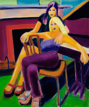 "Donallegra" acrylic, 40" x 48" $1500