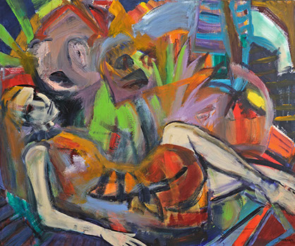 "Phantasm" acrylic, 40" x 48" $1500