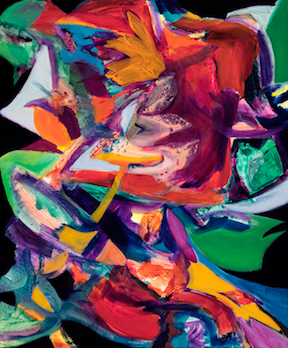 "River's Edge" acrylic, 40" x 48" $1000 